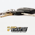 black colored car keys and a Smart Key